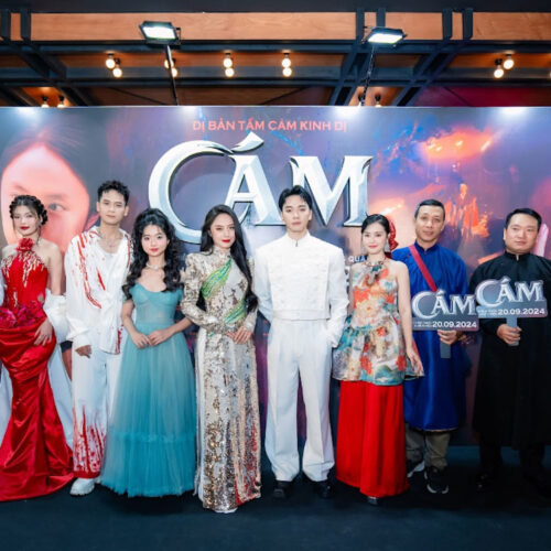 thảm đỏ phim kinh dị cổ trang CÁM